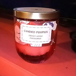 OPAL HOUSE CANDIED PUMPKIN SWEET APPLE CINNAMON SOY CANDLE 7 oz.